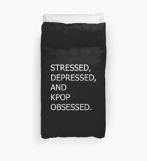 kpop obsessed Duvet Cover