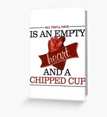 Empty Heart Greeting Card