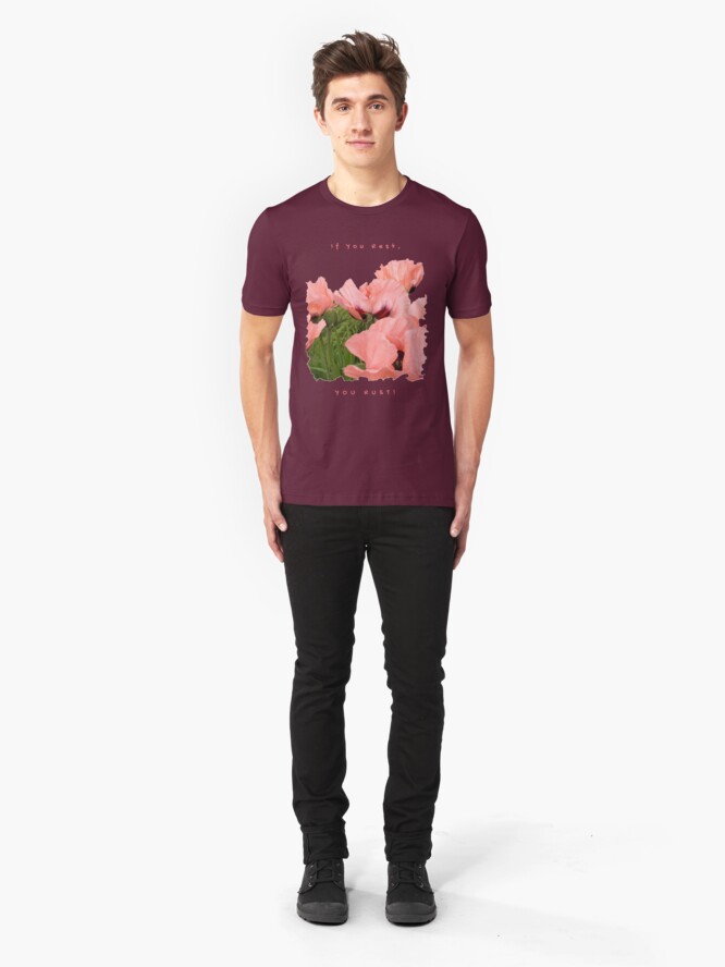 Alternate view of IF YOU REST, YOU RUST Slim Fit T-Shirt