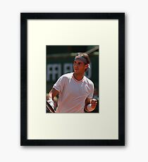 Rafael Nadal Tennis Champion Framed Print