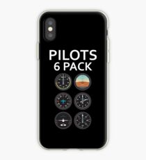 Pilots Six Pack Airplane Instruments iPhone Case