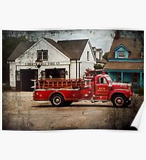 Fireman - Newark fire company Poster