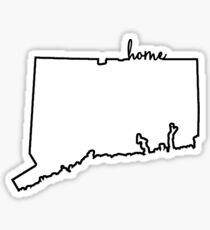 Connecticut Home Outline Sticker