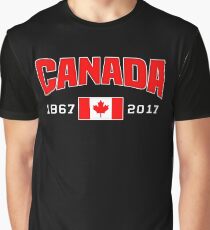 Canada 150 Anniversary Graphic T-Shirt