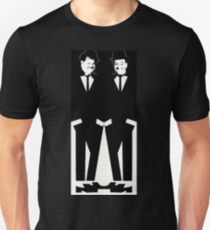 Camiseta unisex Laurel y Hardy de dos tonos