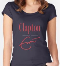 eric clapton Women's Fitted Scoop T-Shirt