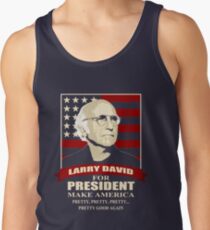 Camiseta de tirantes Larry David para presidente