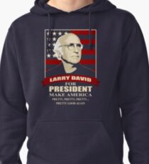 Larry David for President Pullover Hoodie