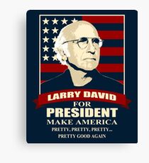 Larry David for President Canvas Print