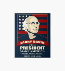 Lámina rígida Larry David para presidente