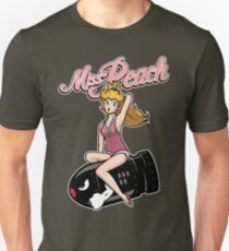 Miss Peach Pin-Up Unisex T-Shirt