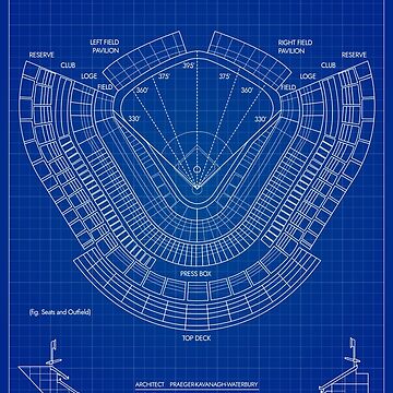 LA Dodgers - Dodger Stadium (Dodger Blue) Team Colors T-shirt – Ballpark  Blueprints