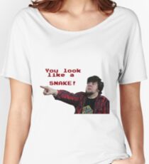 JonTron: YOU LOOK LIKE A SNAKE! Women's Relaxed Fit T-Shirt