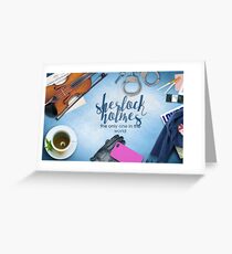 consulting detective Greeting Card