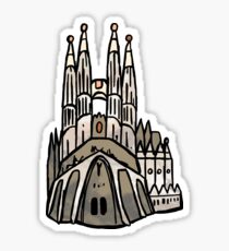 Pegatina Pegatina Barcelona Sagrada Familia