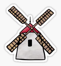 Netherlands Windmill Sticker Sticker
