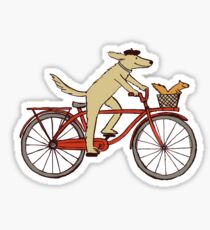 Dog & Squirrel are Friends Sticker