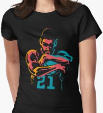 Tribute to Tim Duncan Women's Fitted T-Shirt