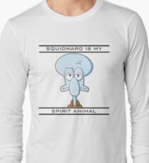 Squidward is my Spirit Animal Long Sleeve T-Shirt