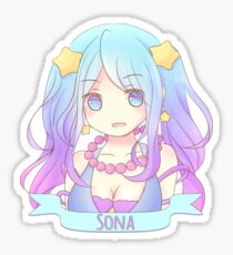 Arcade Sona chibi Sticker