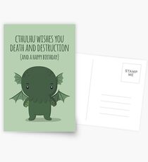 Cthulhu wishes you death - Card Postcards