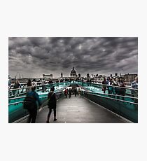 The Millennium Approach to St Paul's Photographic Print
