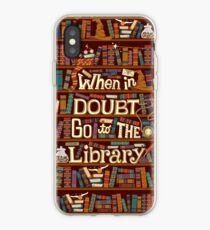 Go to the library iPhone Case