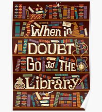 Go to the library Poster