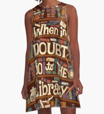 Go to the library A-Line Dress