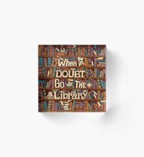 Go to the library Acrylic Block