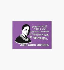 Lámina rígida Mujeres Revolucionarias: Ruth Bader Ginsburg