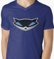 Sly Cooper Logo Men's V-Neck T-Shirt
