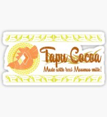 Tapu Cocoa - Distressed Logo 2 Sticker