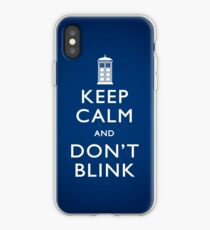 Keep Calm and Don't Blink iPhone Case