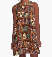 Bookshelf A-Line Dress