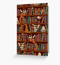 Bookshelf Greeting Card