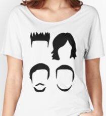 Bastille Hair Design with Dan Will Kyle and Woody Women's Relaxed Fit T-Shirt