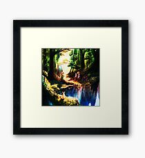 entertaining giver to peace Framed Print