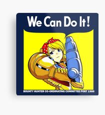 We Can Do it! Metal Print