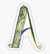 The Letter A Sticker