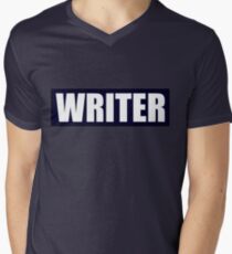 Castle's WRITER bullet proof vest Men's V-Neck T-Shirt