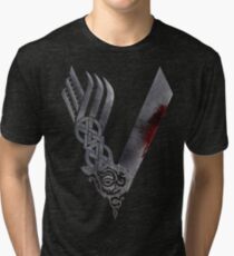 Vikings HD logo Tri-blend T-Shirt