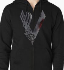 Vikings HD logo Zipped Hoodie