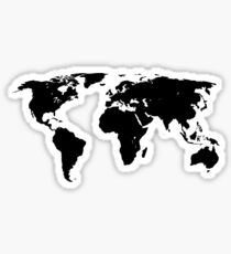Earth's Continents Sticker