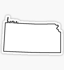 Kansas Home Outline Sticker
