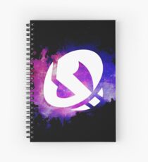 Team Skull Galaxy Spiral Notebook