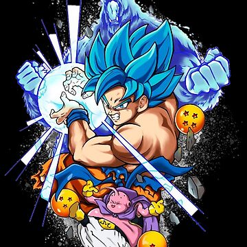 Como Desenhar Goku x Vegeta SSJ Blue Dragon Ball Super - How to