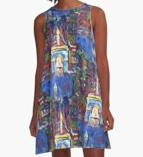 Vestido acampanado Ciudad de Nueva York, Washington Square y Fifth Avenue por Riccoboni
