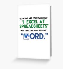 Word Greeting Card