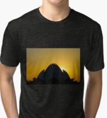 Lotus Temple Tri-blend T-Shirt